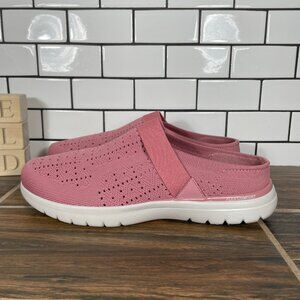 Skechers On the GO Flex Adapt Shoes Womens Size 10 Rose Knit Stretch Fit Mule